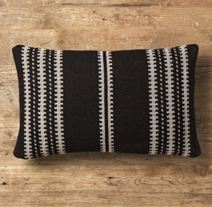 Moroccan Atlas Stripe Lumbar Pillow Cover