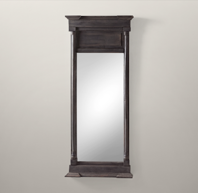 Trumeau Mirror - Black