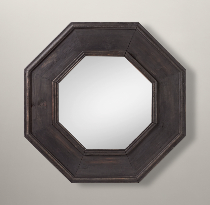 Salvaged Octagonal Mirror