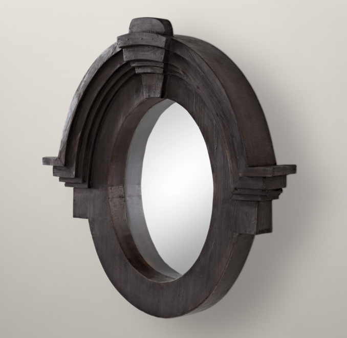 Mansard Mirrors - Black