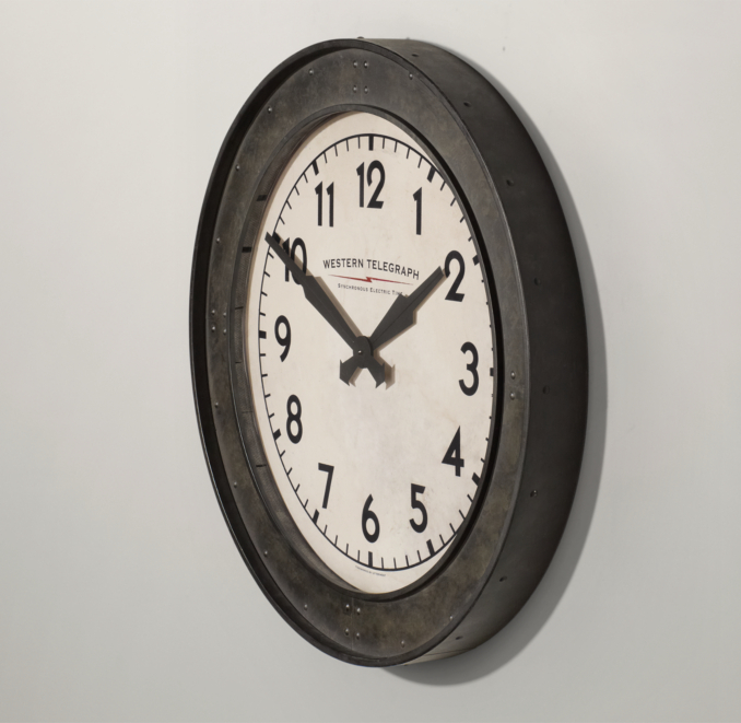 Vintage Warehouse Clock