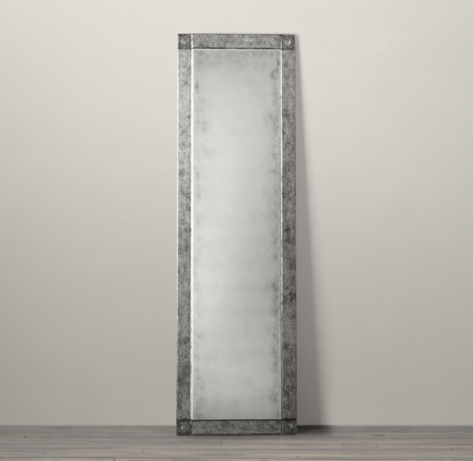 Palazzo Antiqued-Glass Leaner Mirror
