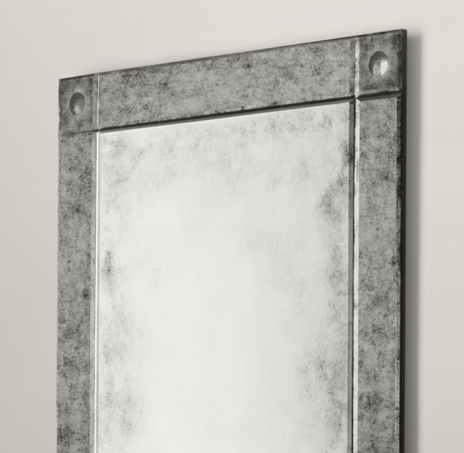 Palazzo Antiqued-Glass Leaner Mirror