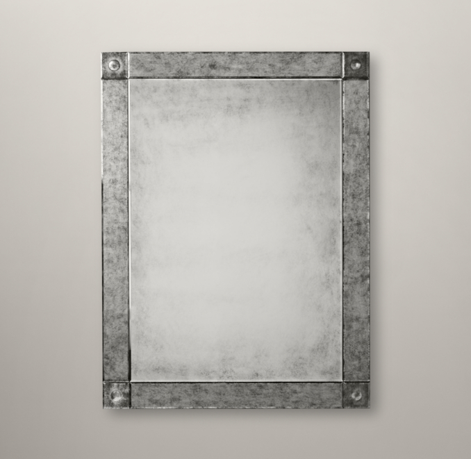 Palazzo Antiqued-Glass Mirror