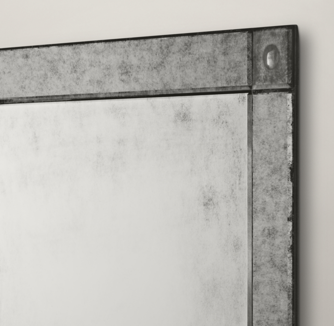 Palazzo Antiqued-Glass Mirror