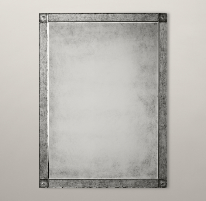 Palazzo Antiqued-Glass Mirror