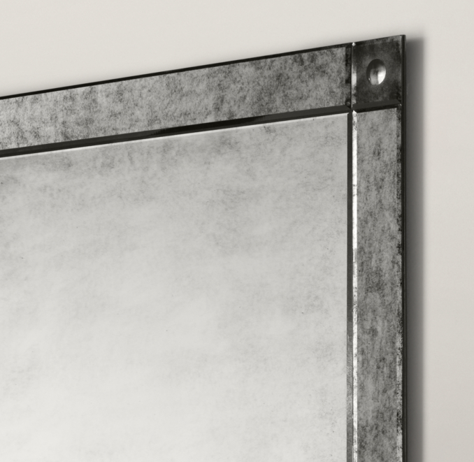 Palazzo Antiqued-Glass Mirror