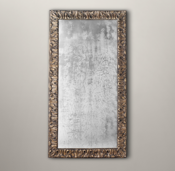Bellamy Hand-Carved Leaner Mirror