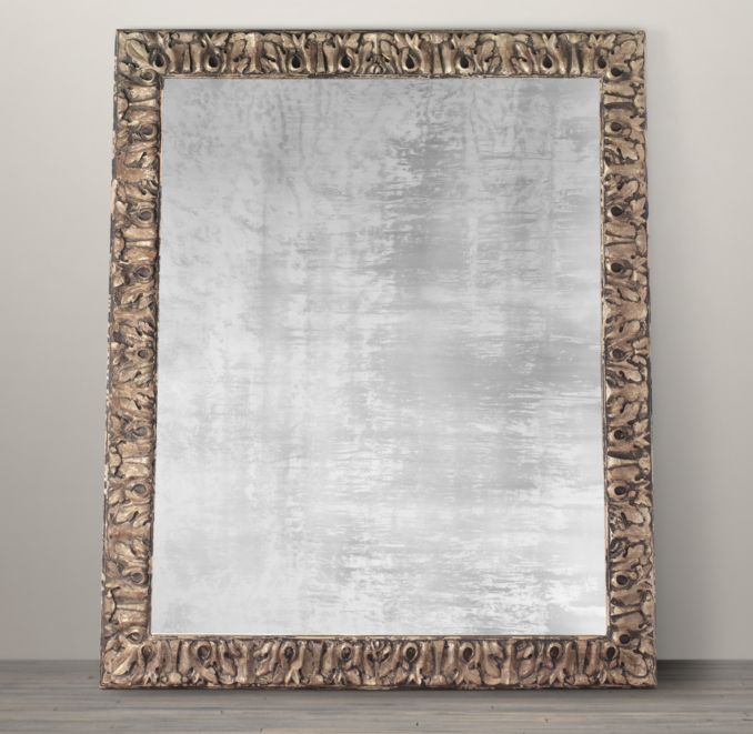 Bellamy Hand-Carved Leaner Mirror