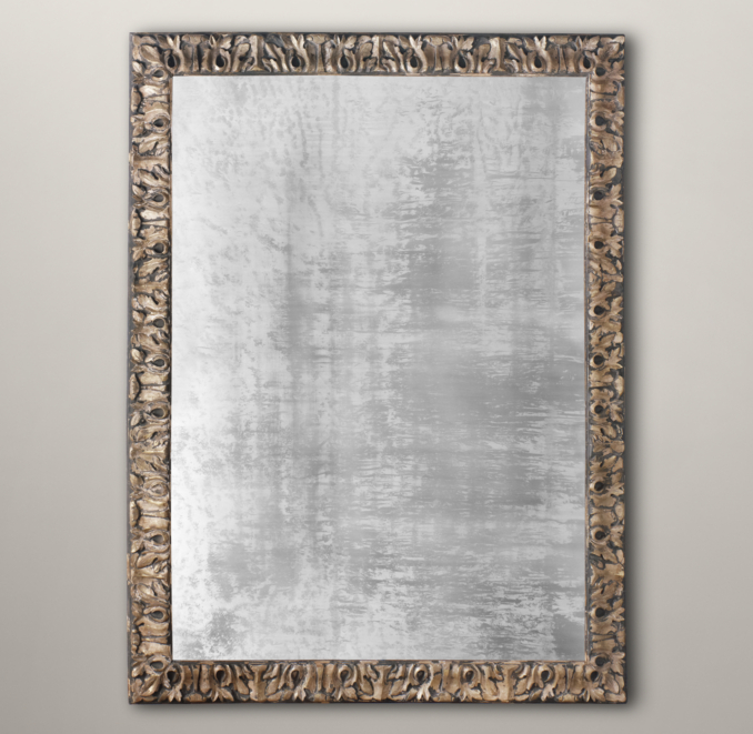 Bellamy Hand-Carved Leaner Mirror