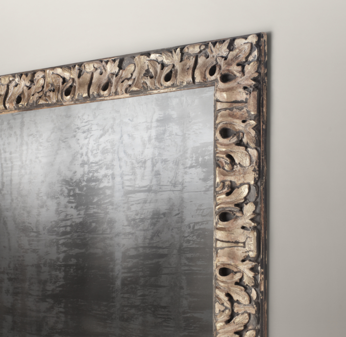 Bellamy Hand-Carved Leaner Mirror
