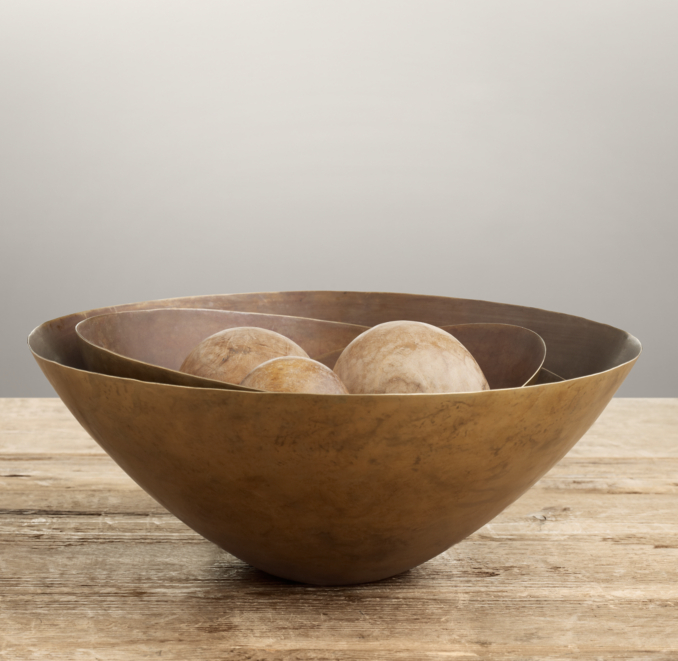 Aged Brass Bowl