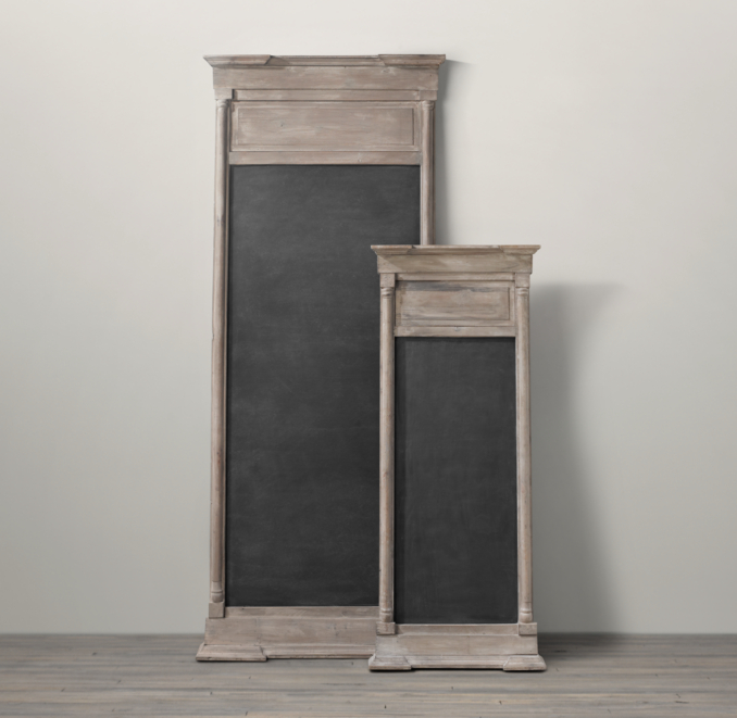 Salvaged Trumeau Chalkboard Natural