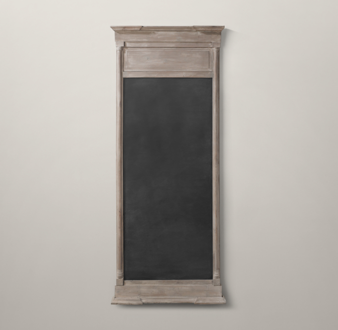 Salvaged Trumeau Chalkboard Natural