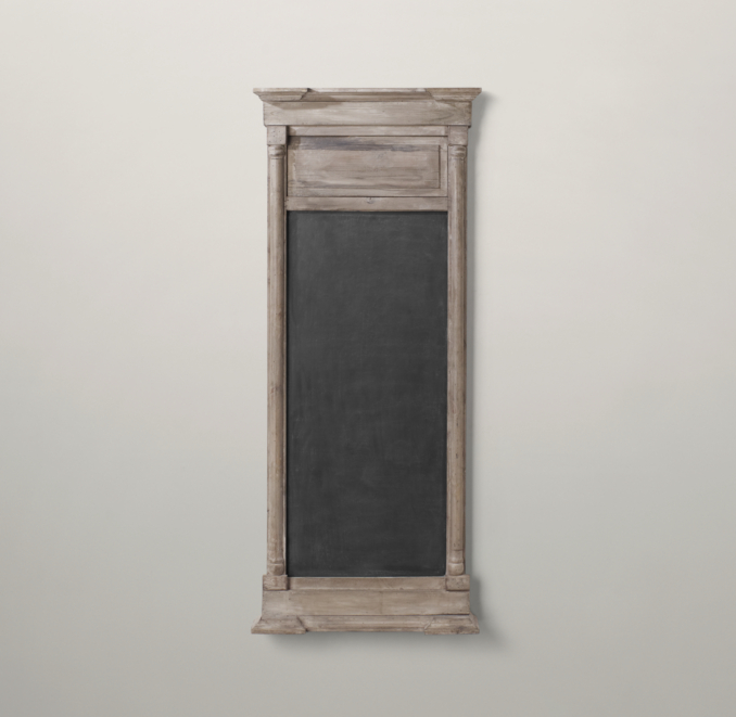 Salvaged Trumeau Chalkboard Natural