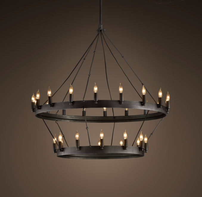 Camino Two-Tier Chandelier Small