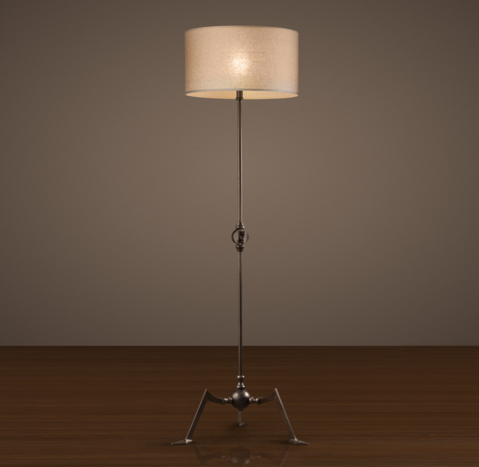 French Spider-Leg Floor Lamp