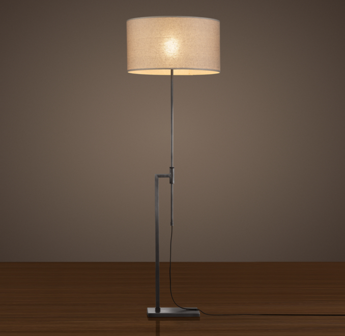 Menlo Floor Lamp Aged Steel