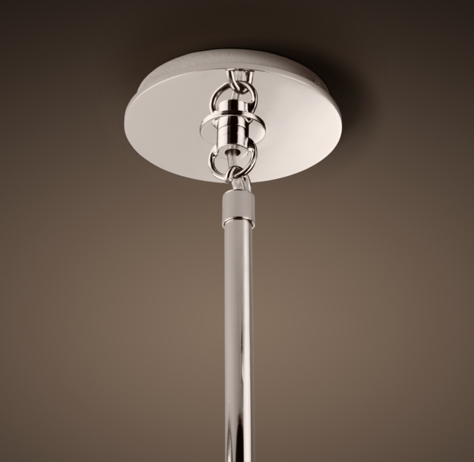 Sputnik Filament Chandelier Polished Nickel Small