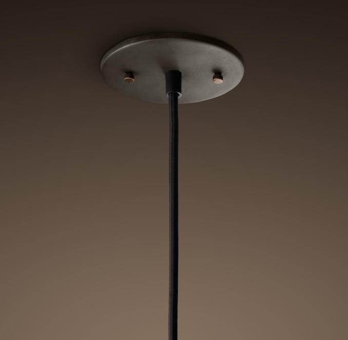 Reflector Filament 18" Pendant Aged Steel