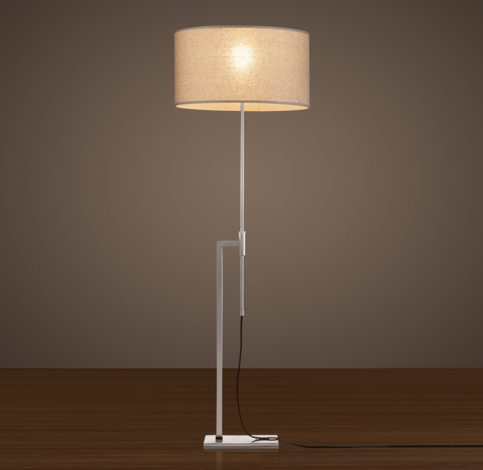 Menlo Floor Lamp Polished Nickel