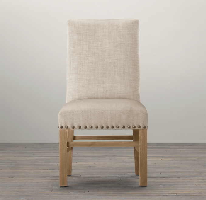 Nailhead Upholstered Side Chair