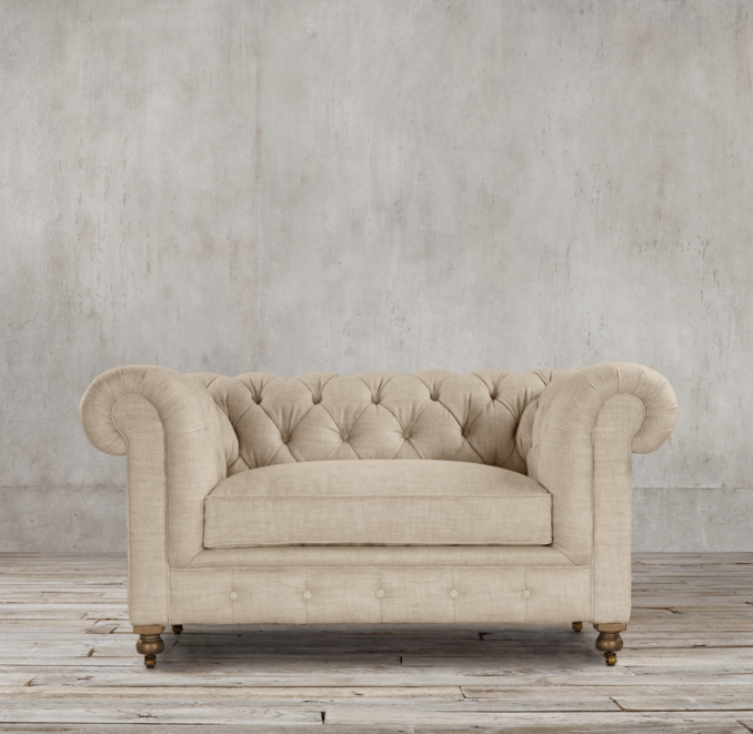 60" Kensington Upholstered Sofa