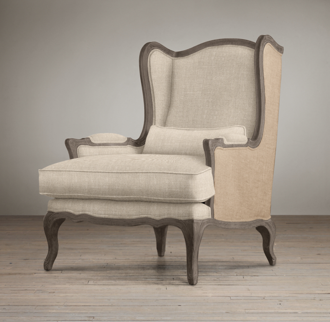Lorraine Chair with Burlap