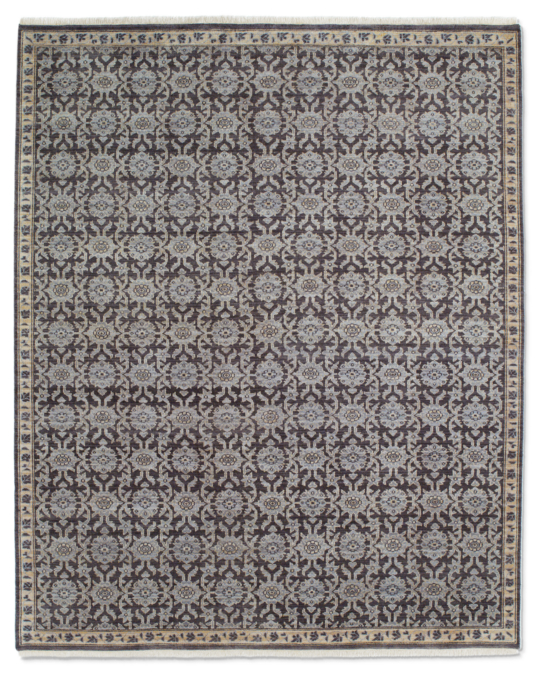 Moderne Floral Rug - Blue