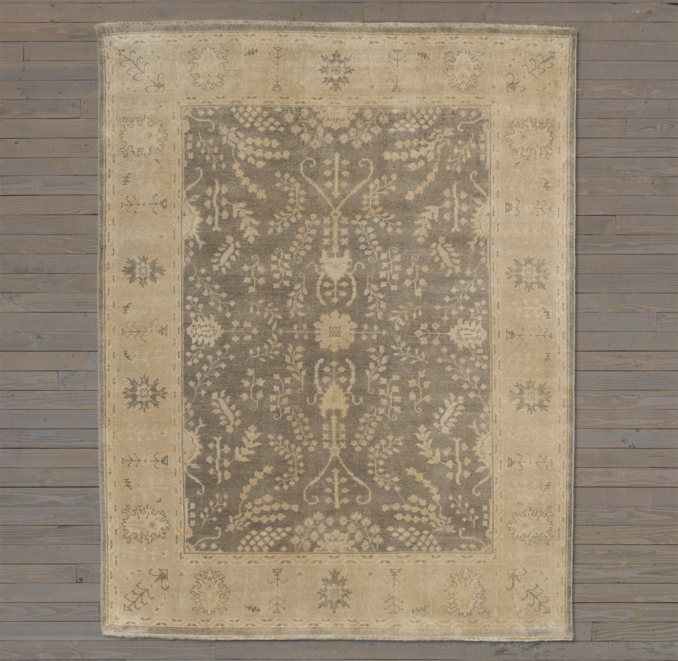 Nava Rug Swatch - Grey