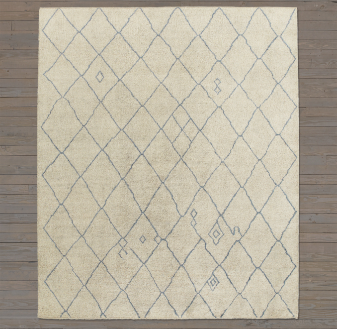 Miya Rug Swatch - Light Grey