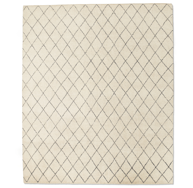Dara Rug Swatch - Ivory