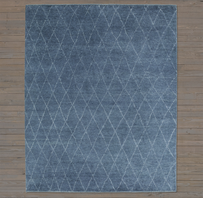 Dara Rug Swatch - Navy