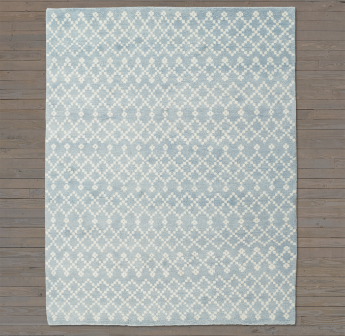 Tazza Rug Swatch - Blue