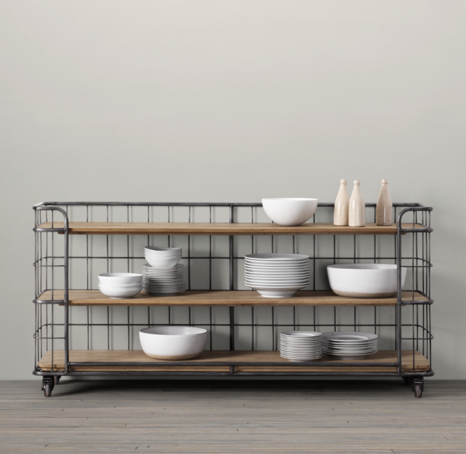 Circa 1900 Baker's Rack Console