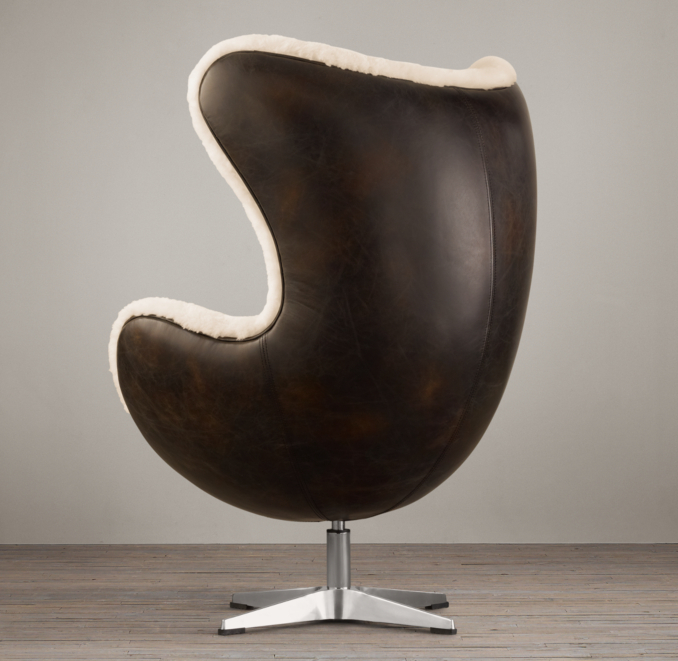 1950s Copenhagen Chair with Shearling