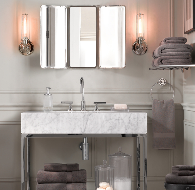 Triptych Wall Mirror Large