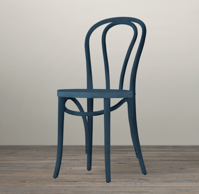 French Café Stained Wood Chair