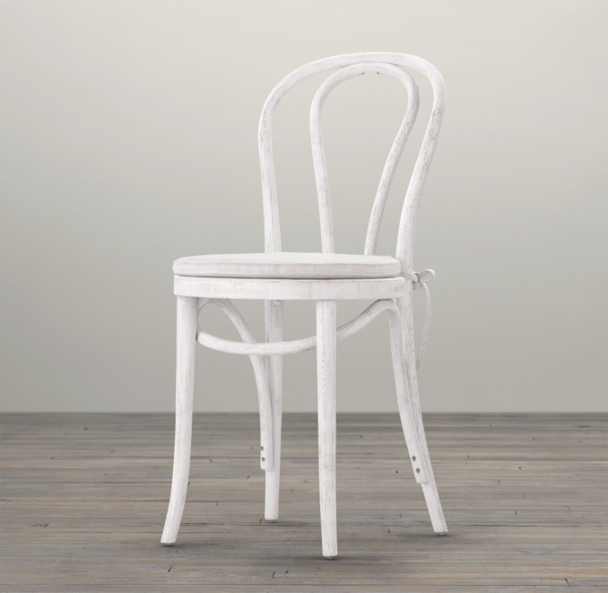 French Café Stained Wood Chair
