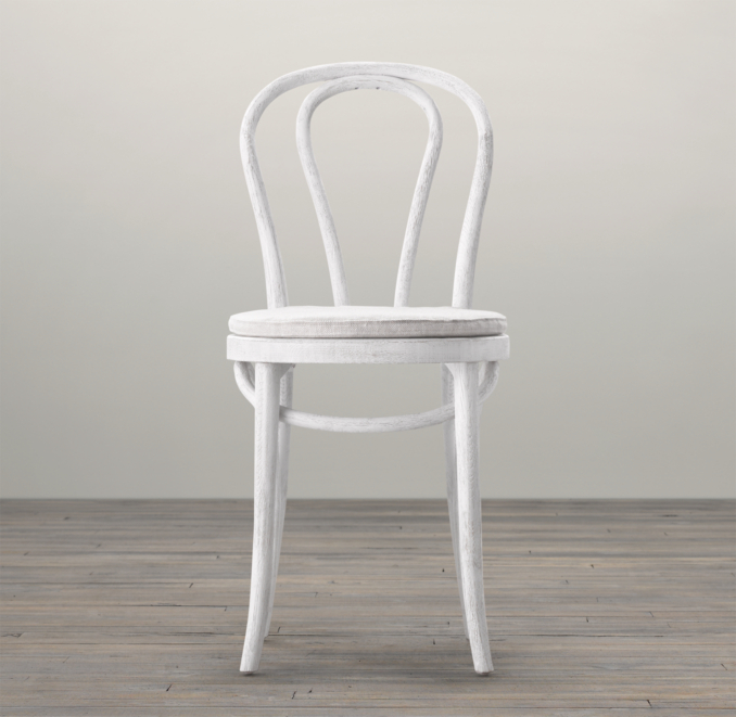 French Café Stained Wood Chair