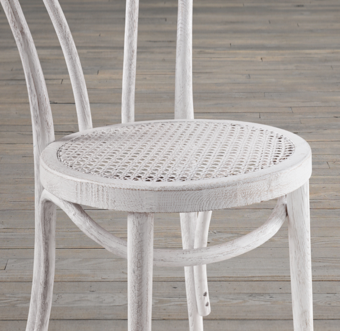 French Café Stained Wood Chair