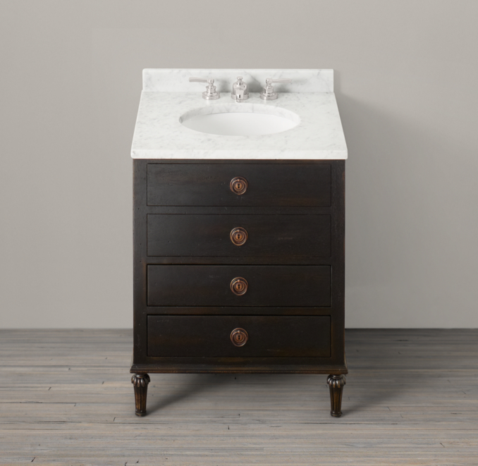Maison Powder Room Vanity Sink Base