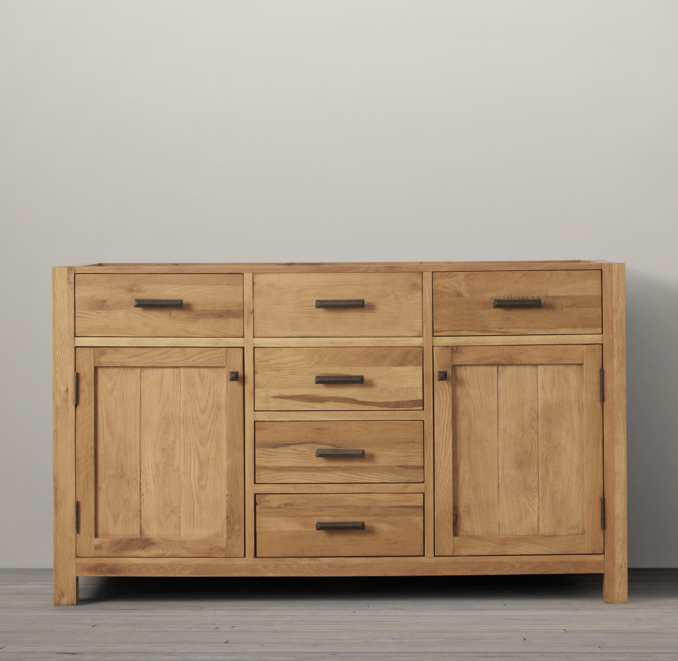Logan Extra Wide Single Vanity Sink Base
