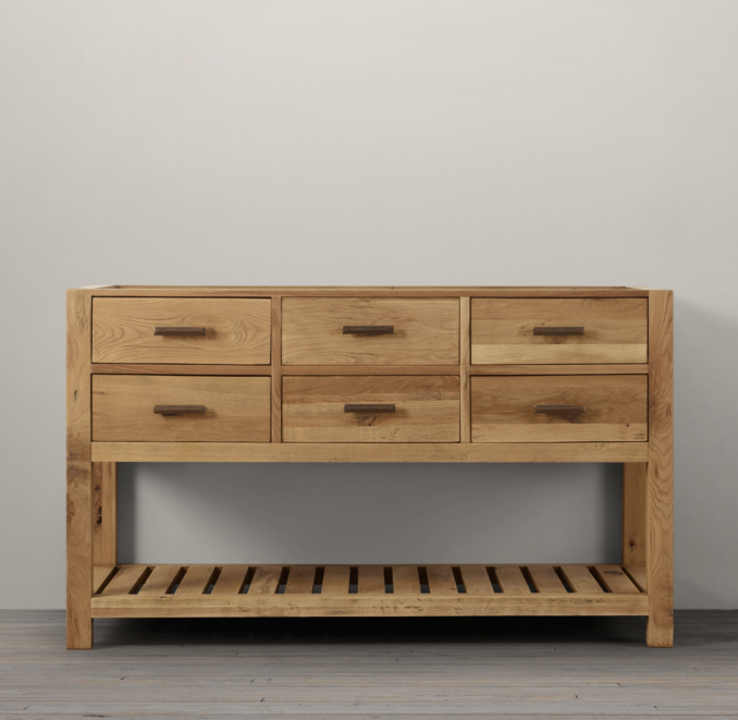 Logan Extra Wide Single Washstand Base