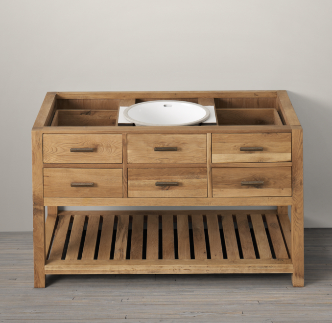 Logan Extra Wide Single Washstand Base