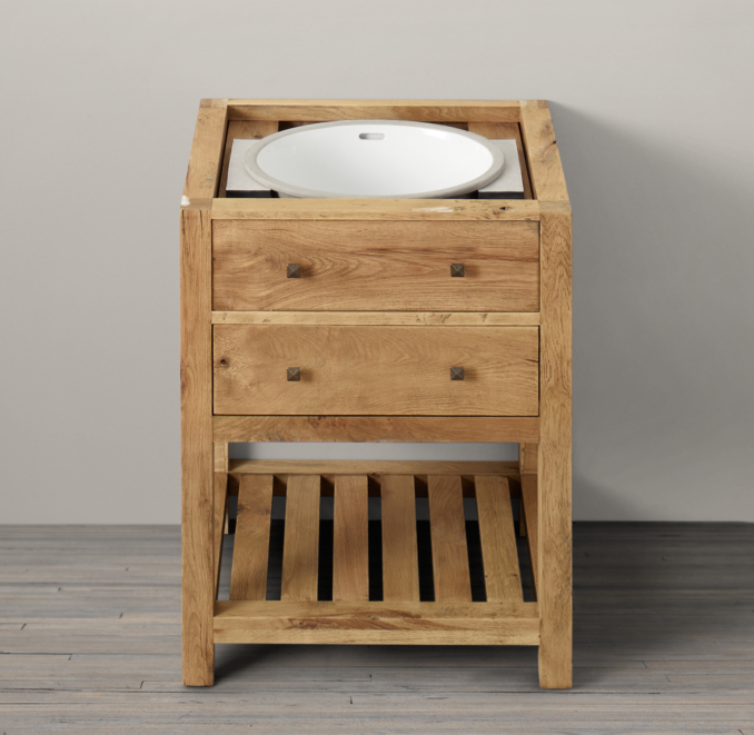 Logan Powder Room Washstand Base