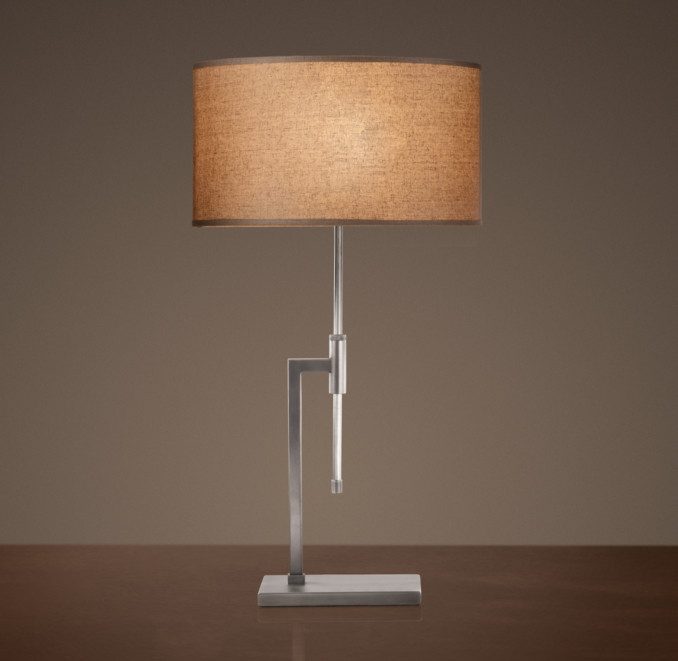 Menlo Table Lamp Polished Nickel