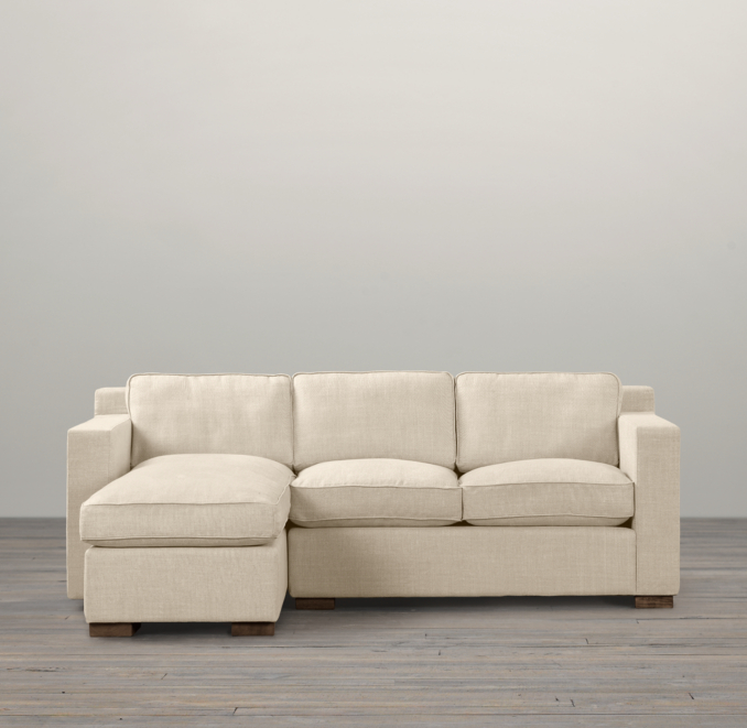 Collins Upholstered Left-Arm Sofa Chaise Sectional