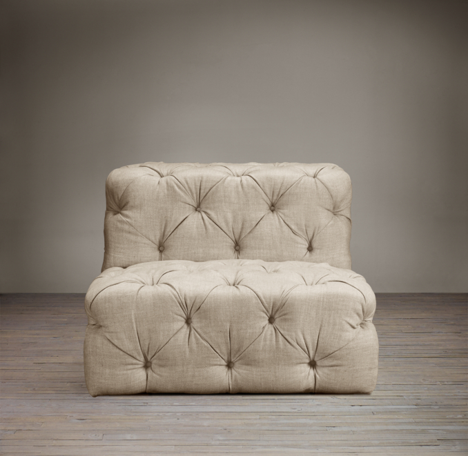Soho Tufted Upholstered Armless Chair