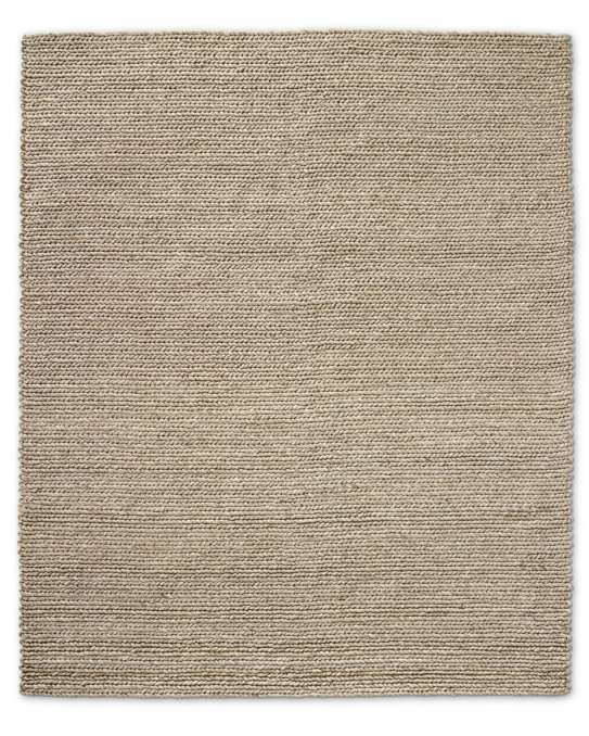 Chunky Braided Wool Rug - Marled
